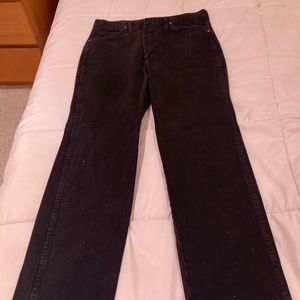 Men’s black Wrangler jeans
